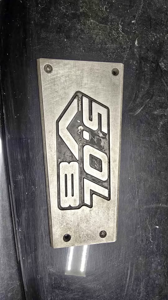 Foxbody Intake Plaque 60- Hard to Find