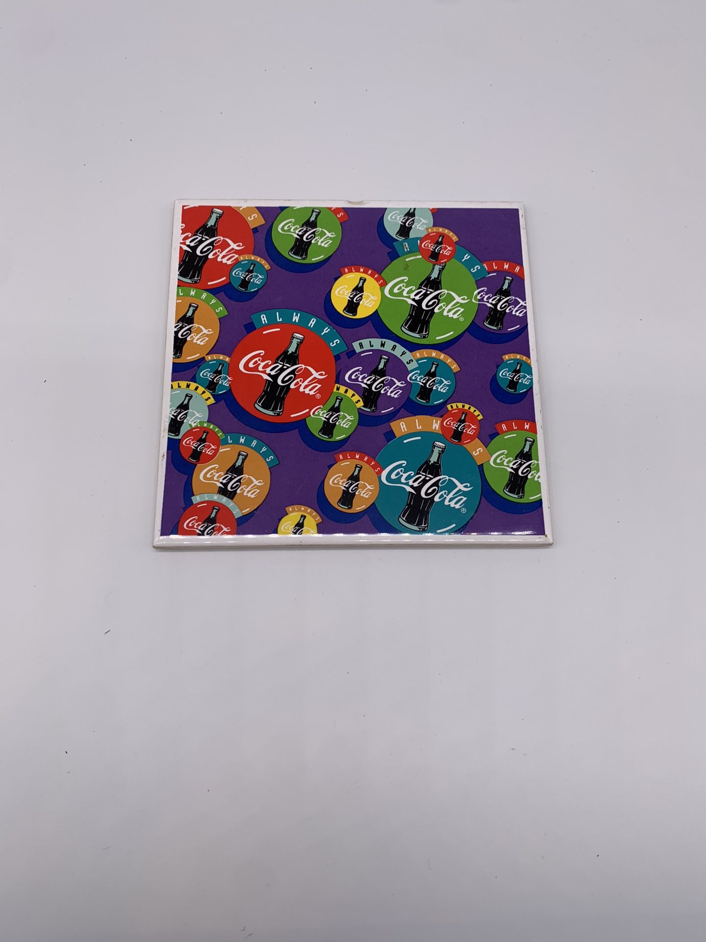 Colorful Tile With Coca Cola