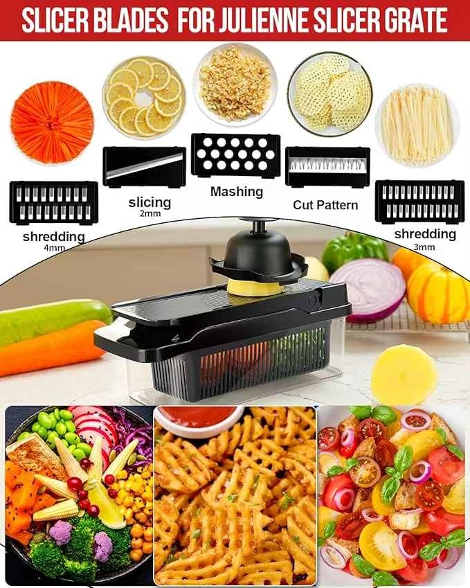 Vegetable Chopper (8 in 1) - Brand New - photo 4