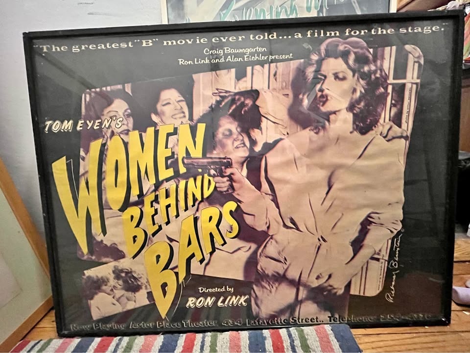 Vintage Women Behind Bars Play Poster (1975)