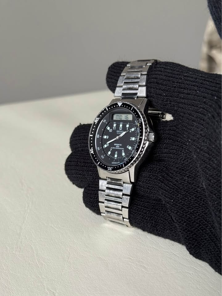 Vintage Seiko "Baby Arnie" H556-5029 Stainless Steel Watch - photo 4