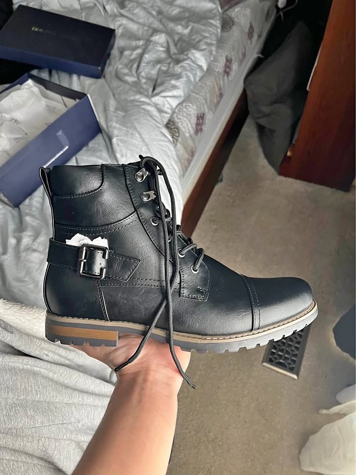 Black Leather Boots
