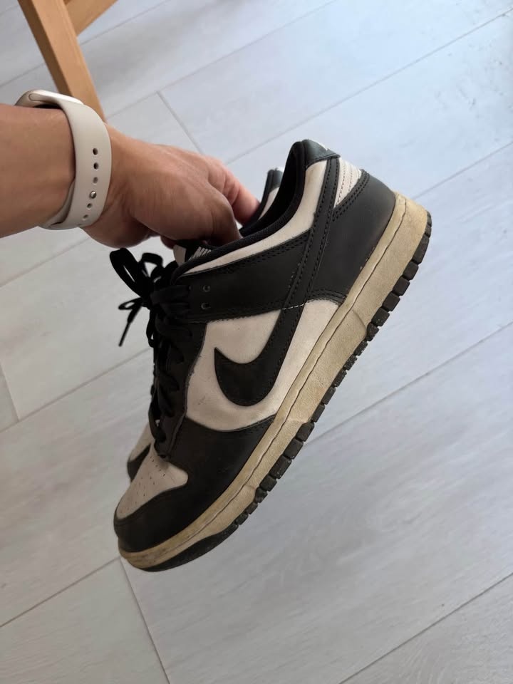 Nike Dunk Low Black White Size 9.5 - photo 3