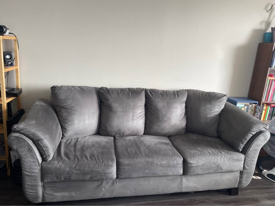 Grey Sofa Set – Couch + Loveseat - photo 5