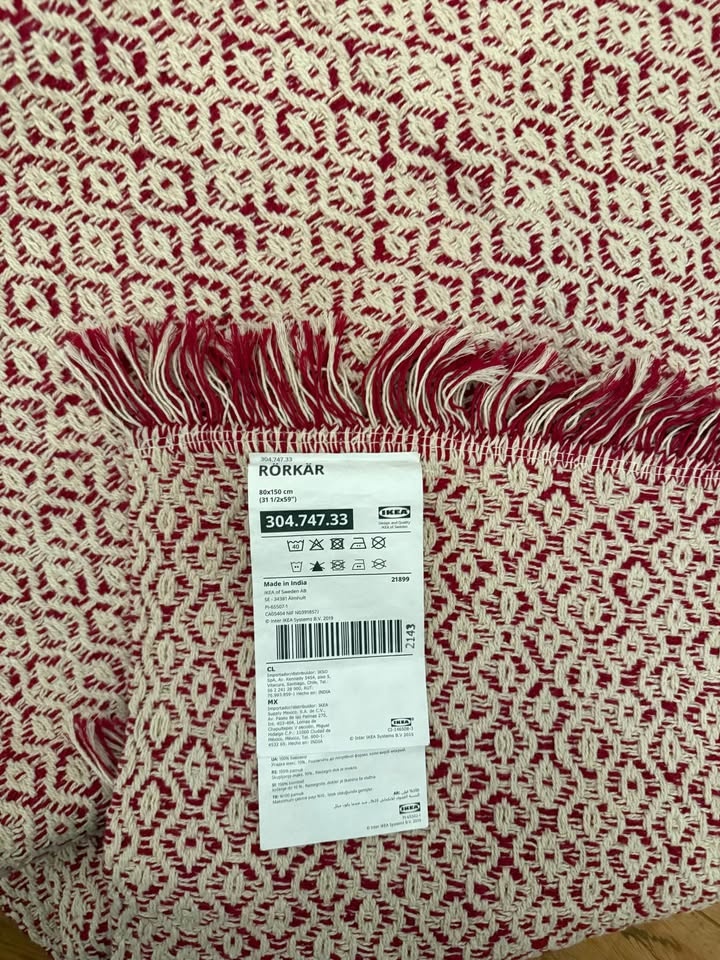 Discontinued Red Ikea rokkar red rug - photo 2