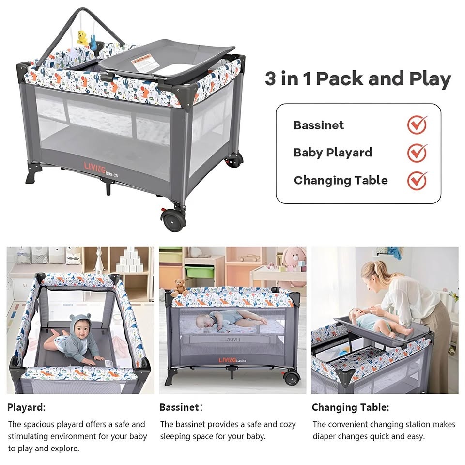 Pack and Play with Change Table – $100 OBO - photo 5