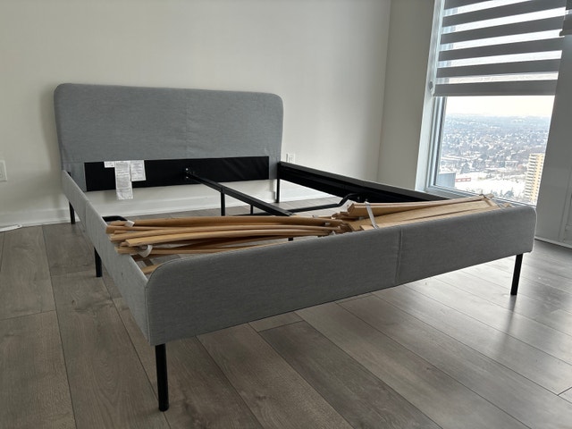 Ikea Slattum Bedframe, Queen