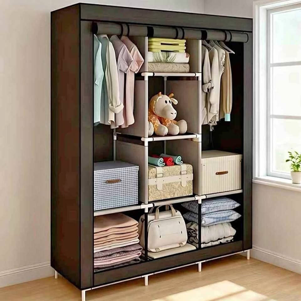 Wardrobe/Closet Organizer - Black