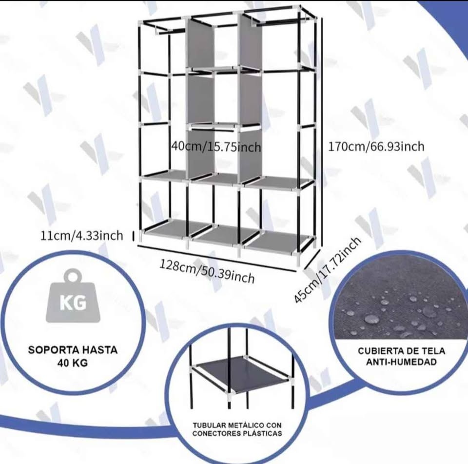 Wardrobe/Closet Organizer - Black - photo 3