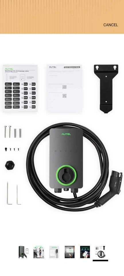 Autel Level 2 EV Charger 50 Amp Smart AI - photo 2