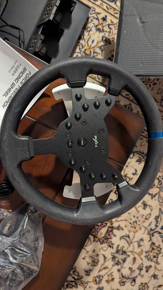 PXN V99 Racing Wheel Simulator w/ Pedals Shifter PC Xbox PS4 - photo 3