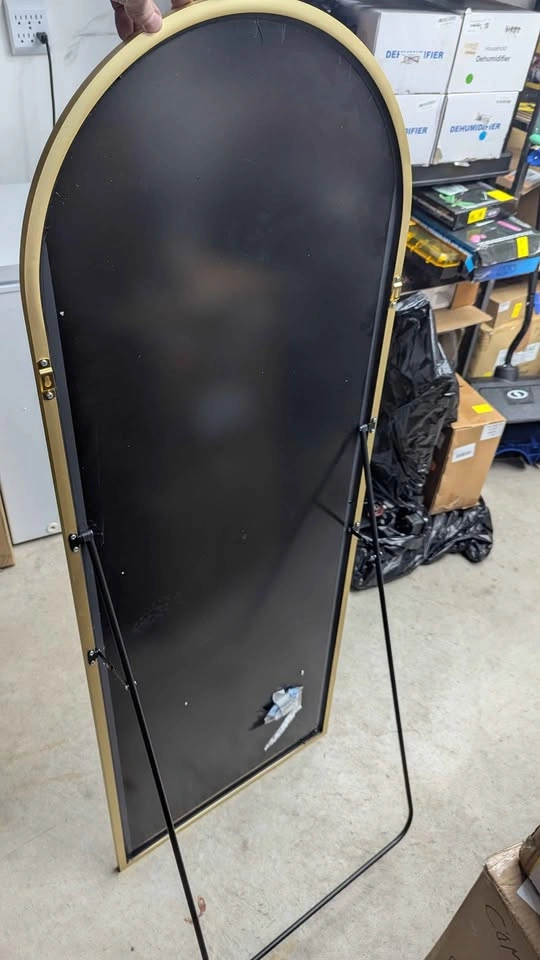 Gold Arch Mirror 56x21" - Wall or Floor - photo 2