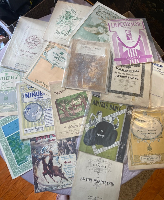 48 Vintage Classical Sheet Music (1900s-1950s)