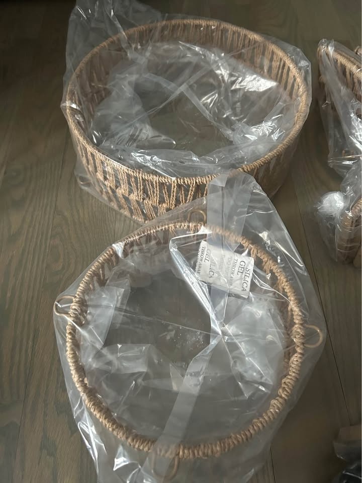 6-Light 4-Tier Rattan Chandelier - photo 2