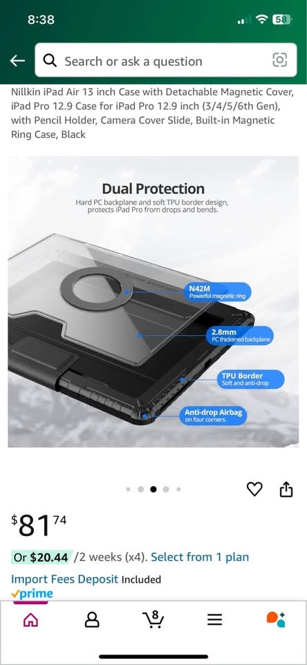 High quality iPad case - photo 3