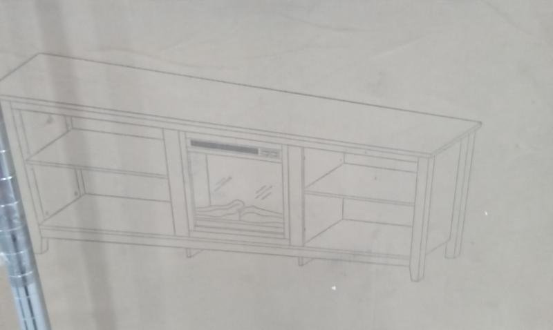 Brand New 70” Fireplace TV Stand (In Box) – Darby Home Co - photo 4