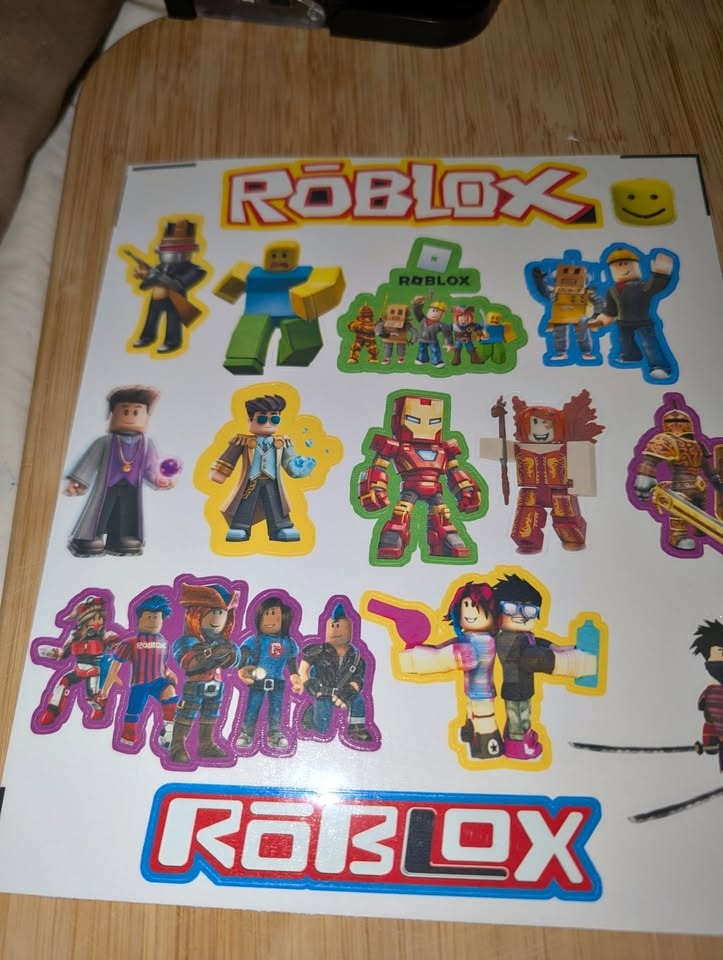 Roblox Waterproof/Laminated Decals