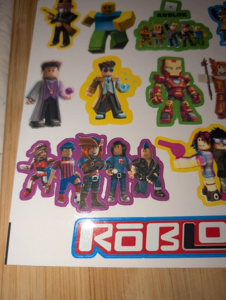 Roblox Waterproof/Laminated Decals - photo 2