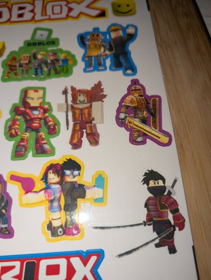 Roblox Waterproof/Laminated Decals - photo 3
