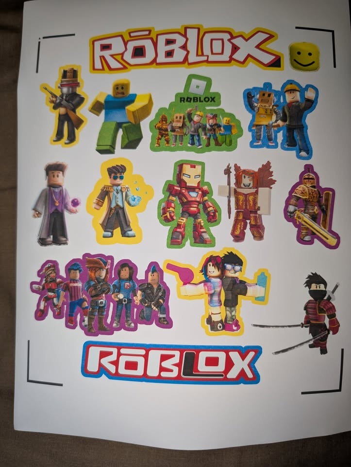 Roblox Waterproof/Laminated Decals - photo 5