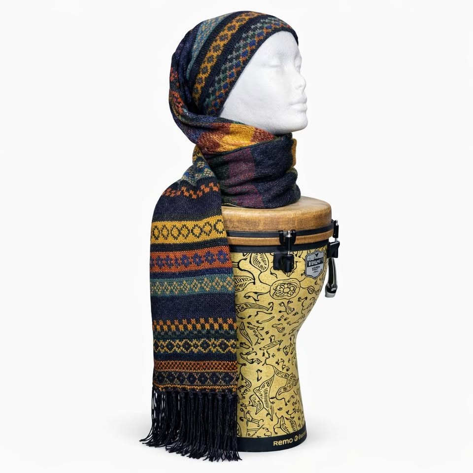 Peruvian Knit Hat Scarf(One Piece) - 100% Baby Alpaca - photo 3