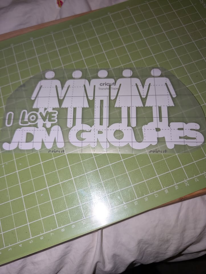 Upgrade your ride with this "I Love JDM Groupes" vinyl decal! - photo 3