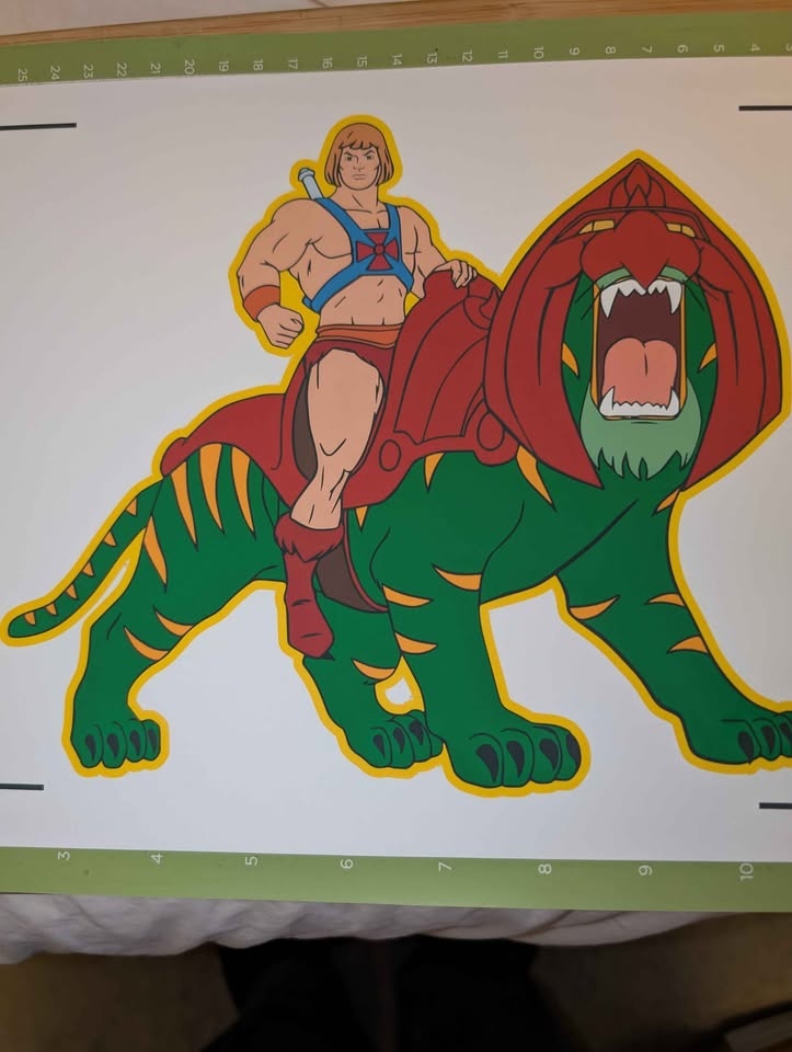 He-Man & Battle Cat Retro Tee - photo 4