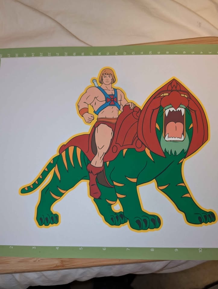 He-Man & Battle Cat Retro Tee - photo 5