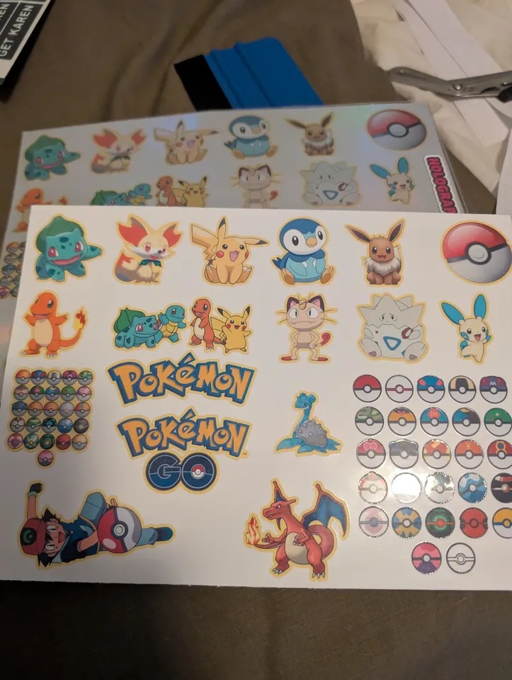 Waterproof Pokemon Decals - photo 2