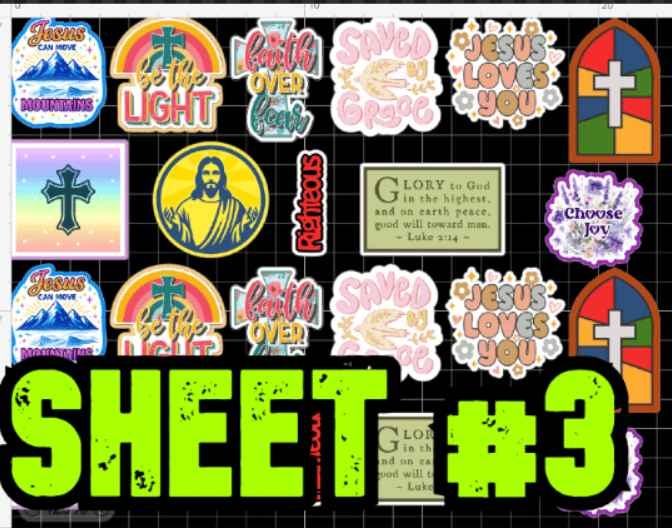 Christian Faith Waterproof Vinyl Stickers - photo 3