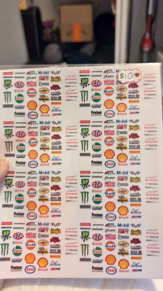 RC Sponsor Decal Sheet – Aftermarket Logo Collection