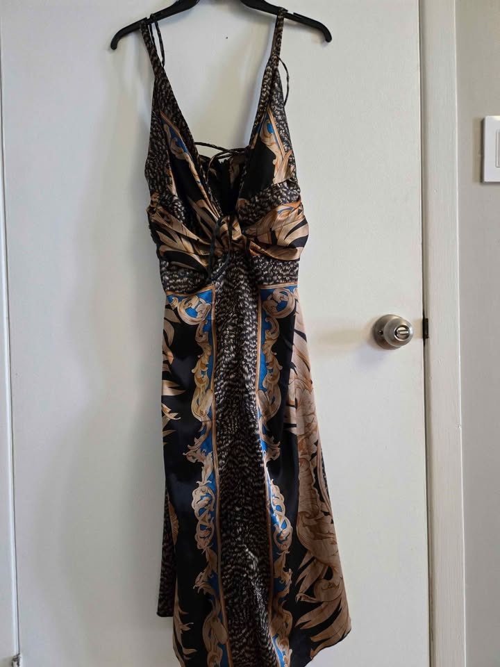 Le chateauPrint Slip Dress Size Large - photo 2