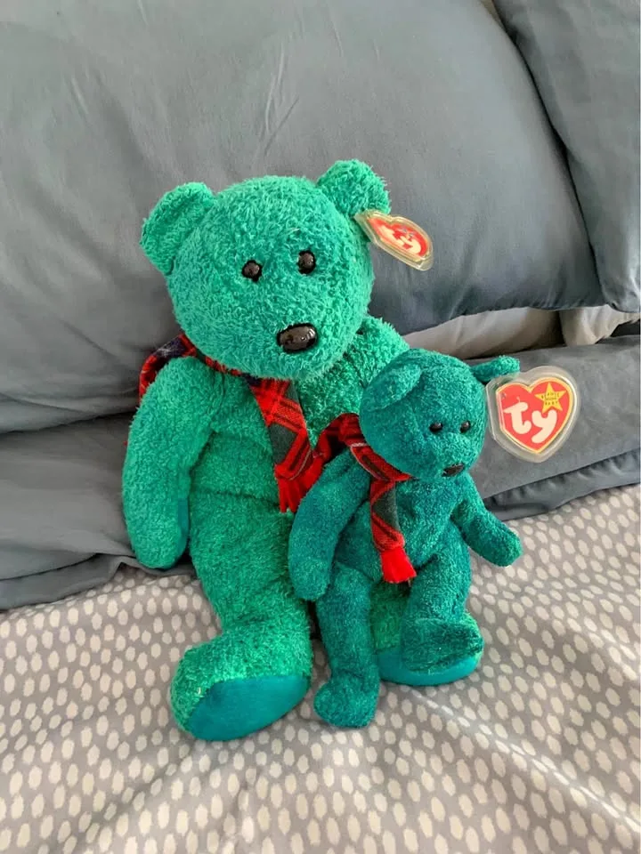 Ernie Beanie Baby & Beanie Buddy. thumbnail