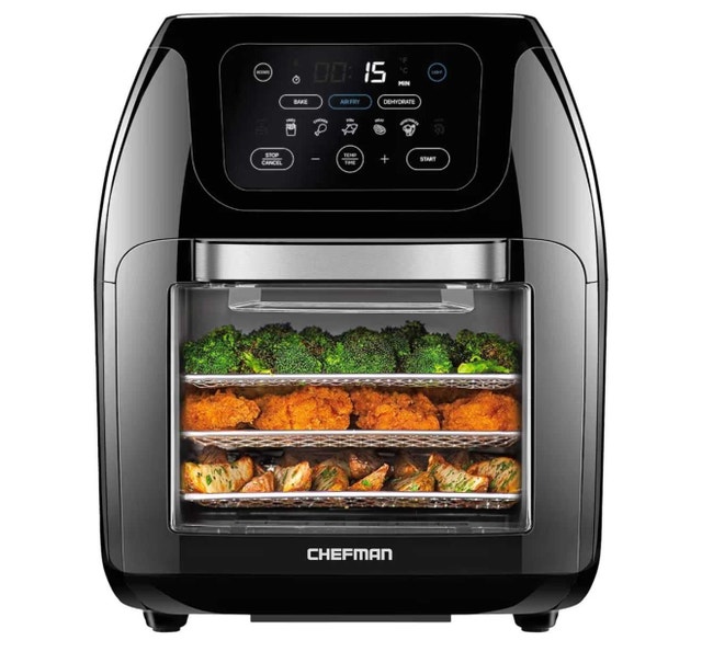 CHEFMAN 10L DIGITAL AIR FRYER + ROTISSERIE
