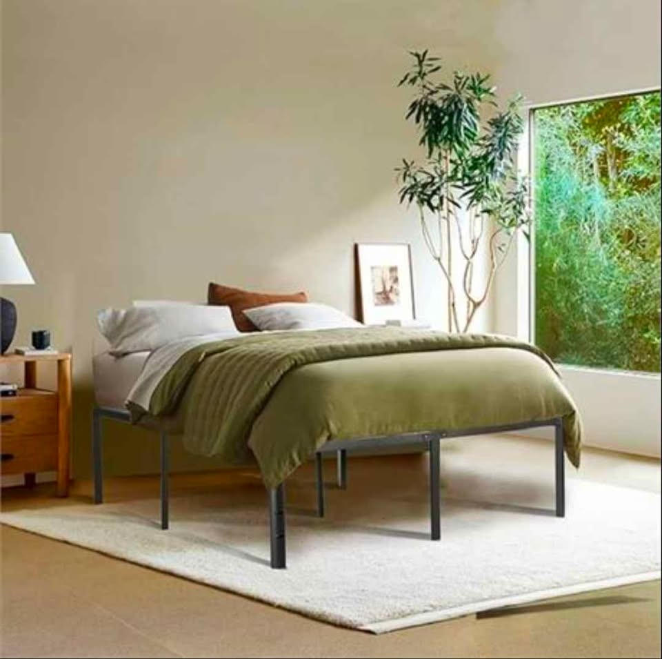 King Size Mofesun Metal Platform Bed Frame - 20 Inch Height - photo 2