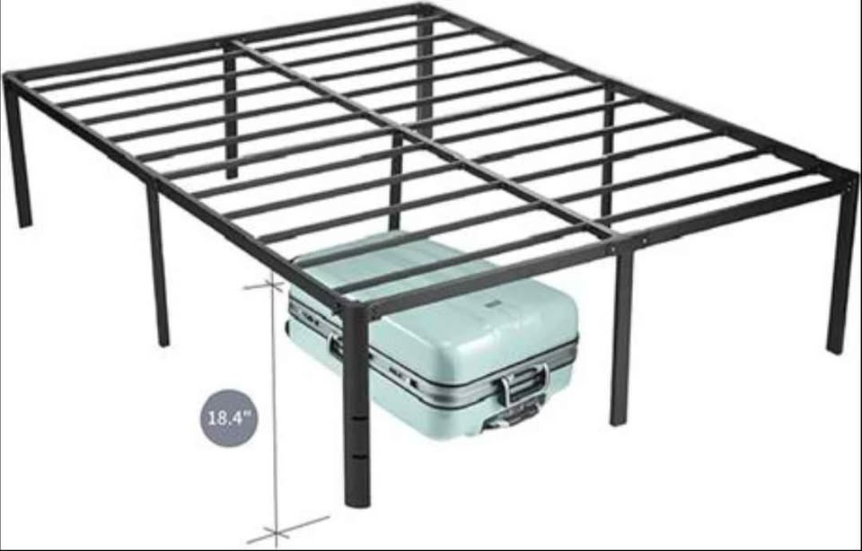 King Size Mofesun Metal Platform Bed Frame - 20 Inch Height - photo 3