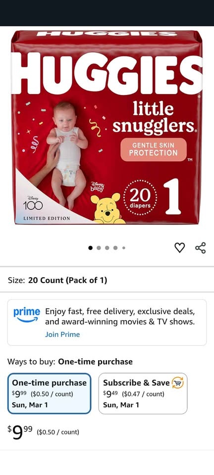Huggies Little Snuggles Size 1, 20 Count - photo 2