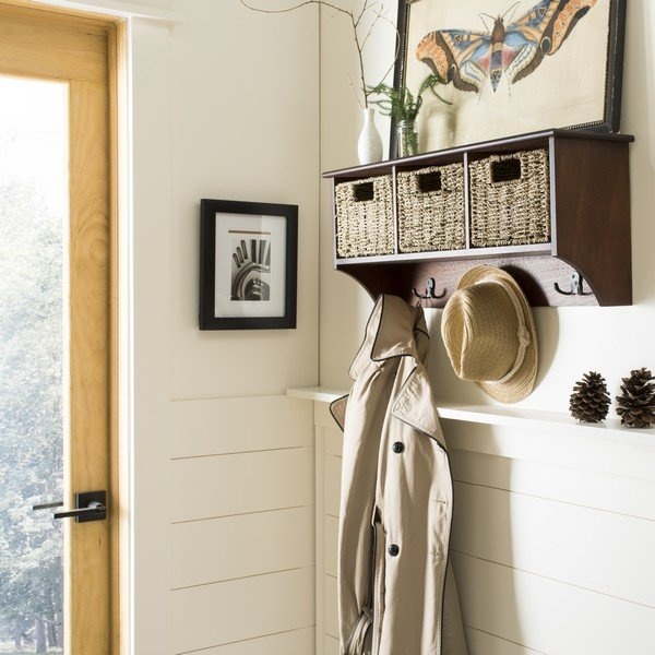 Brand New: Safavieh®  3-Basket Hanging Wall Rack - Free Delivery