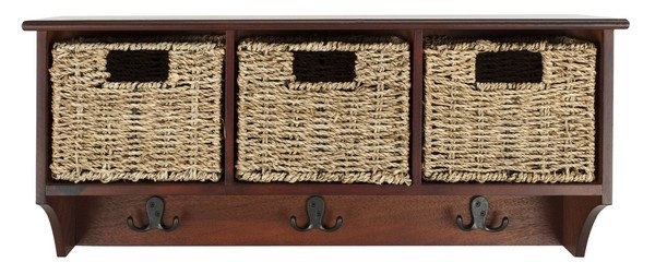 Brand New: Safavieh®  3-Basket Hanging Wall Rack - Free Delivery - photo 2