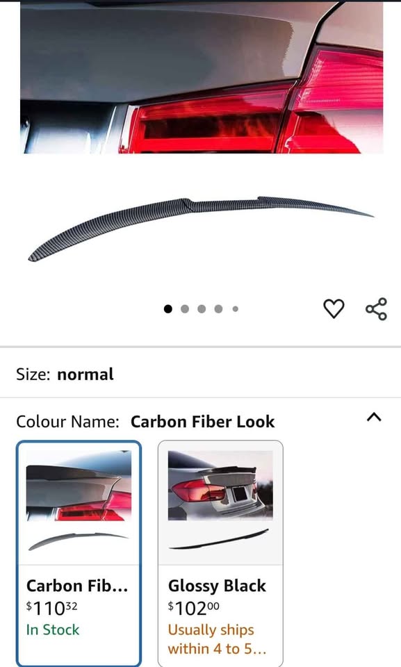 3-piece Universal Car Spoiler - photo 3