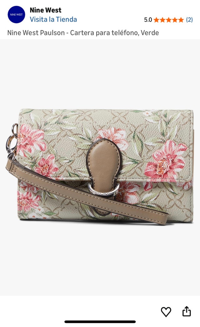 Nine West Floral Clutch Purse