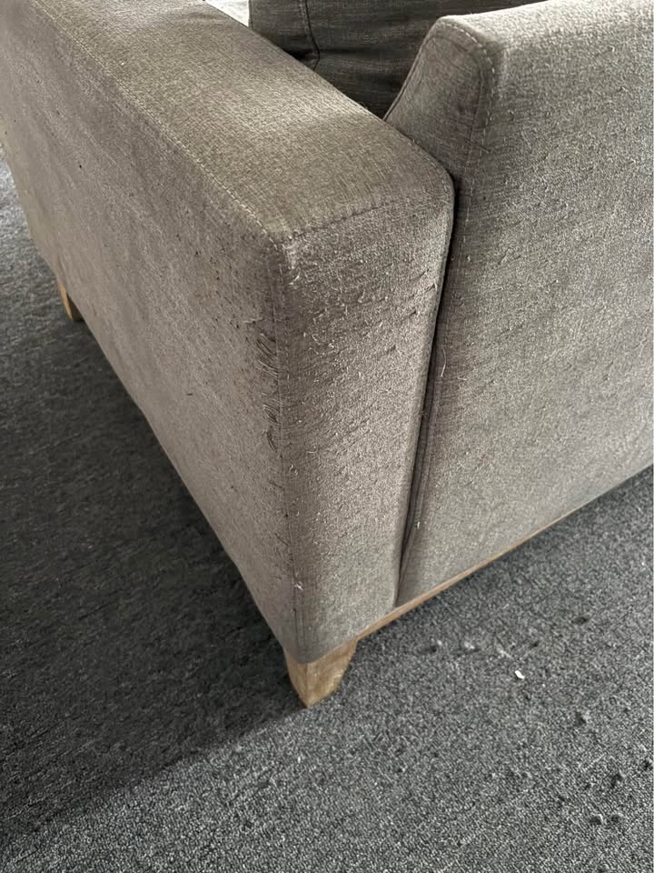 Grey Sectional Couch with Chaise - photo 4