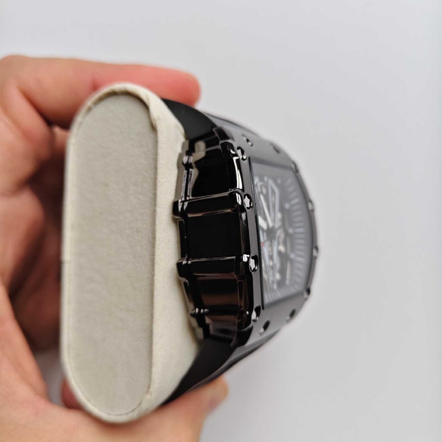 Big Beautiful Piano Black Gloss Men's Metal Watch ⌚ - photo 3