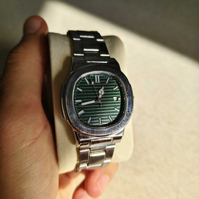 Full Metal Strict Design Classic Watch Green Dial - photo 2
