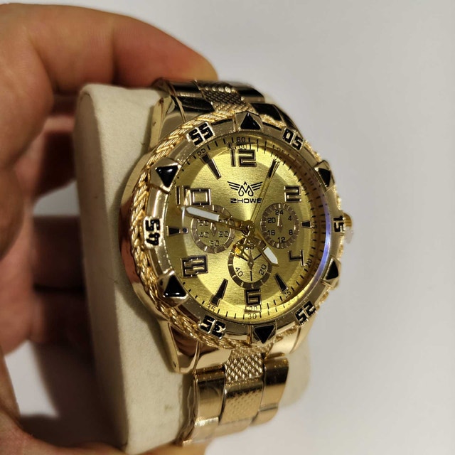 Full Gold Luxury Metal Men's Watch - photo 3