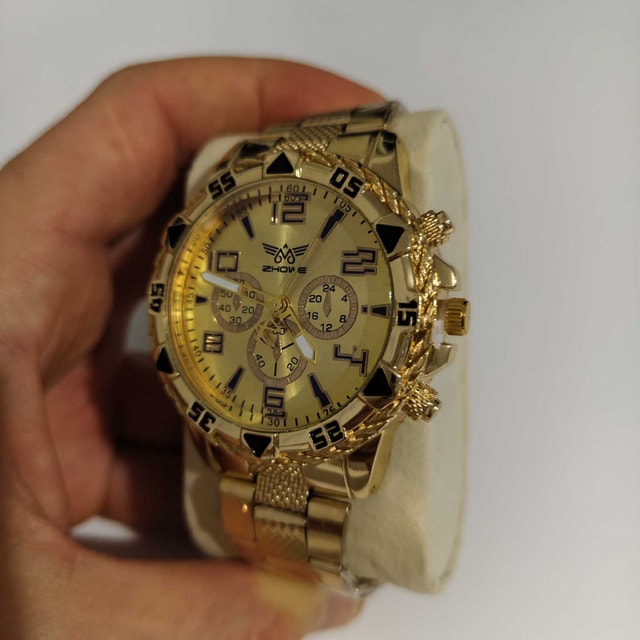 Full Gold Luxury Metal Men's Watch - photo 4