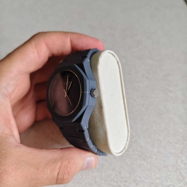 Beautiful Dark Grey Soft Touch Sport Watch - photo 3