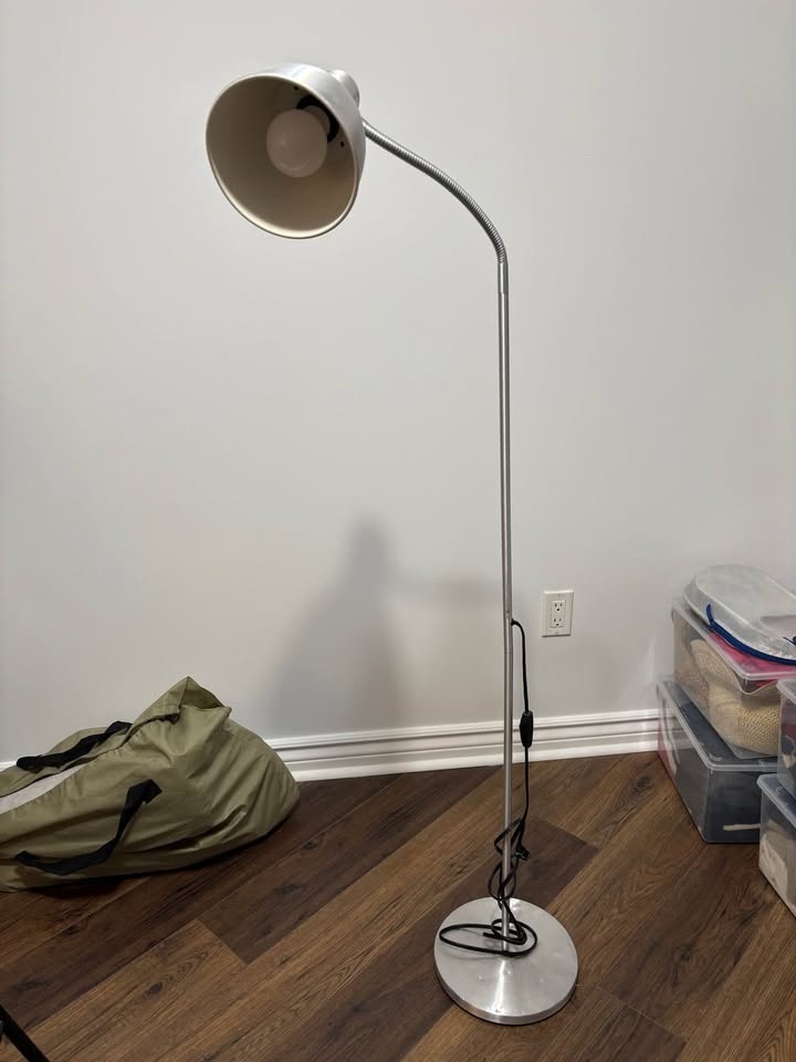 IKEA Lersta Floor Lamp - Aluminum Chrome - photo 3