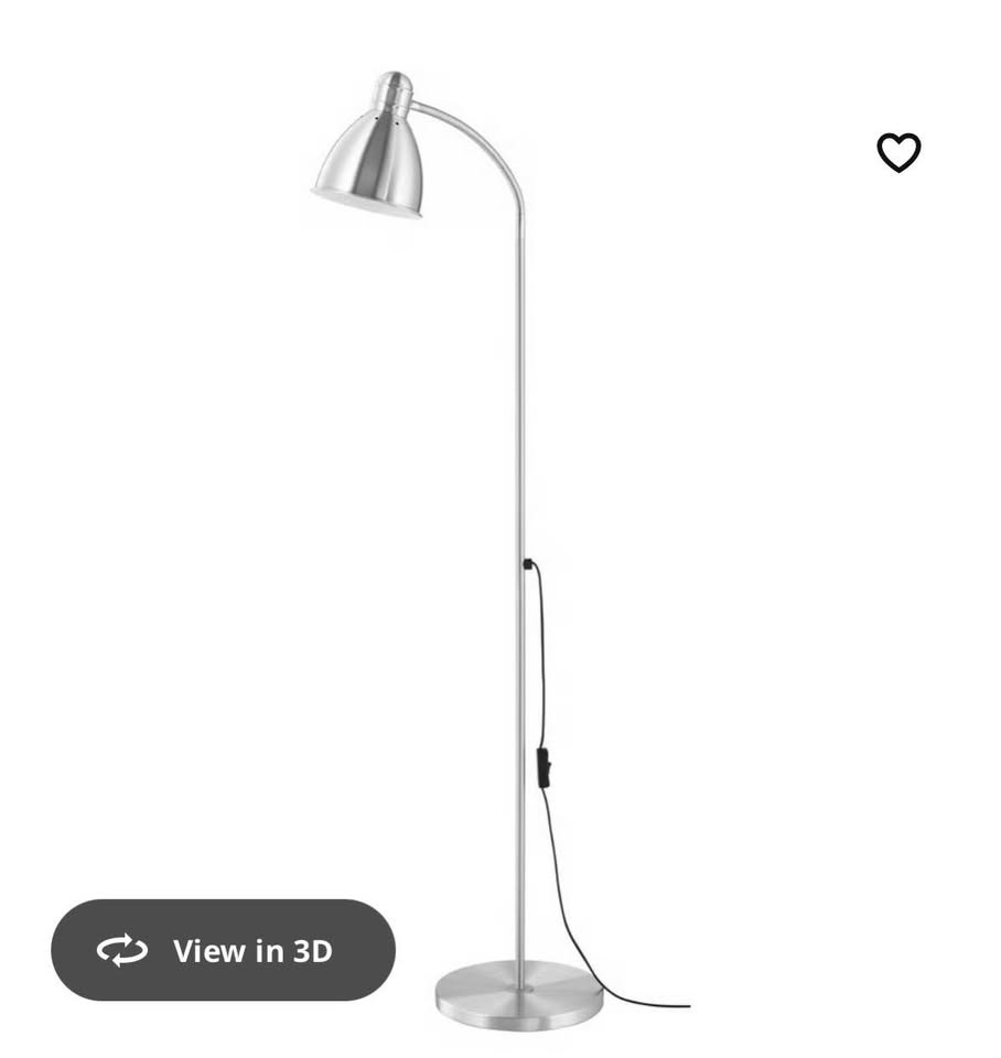 IKEA Lersta Floor Lamp - Aluminum Chrome - photo 5