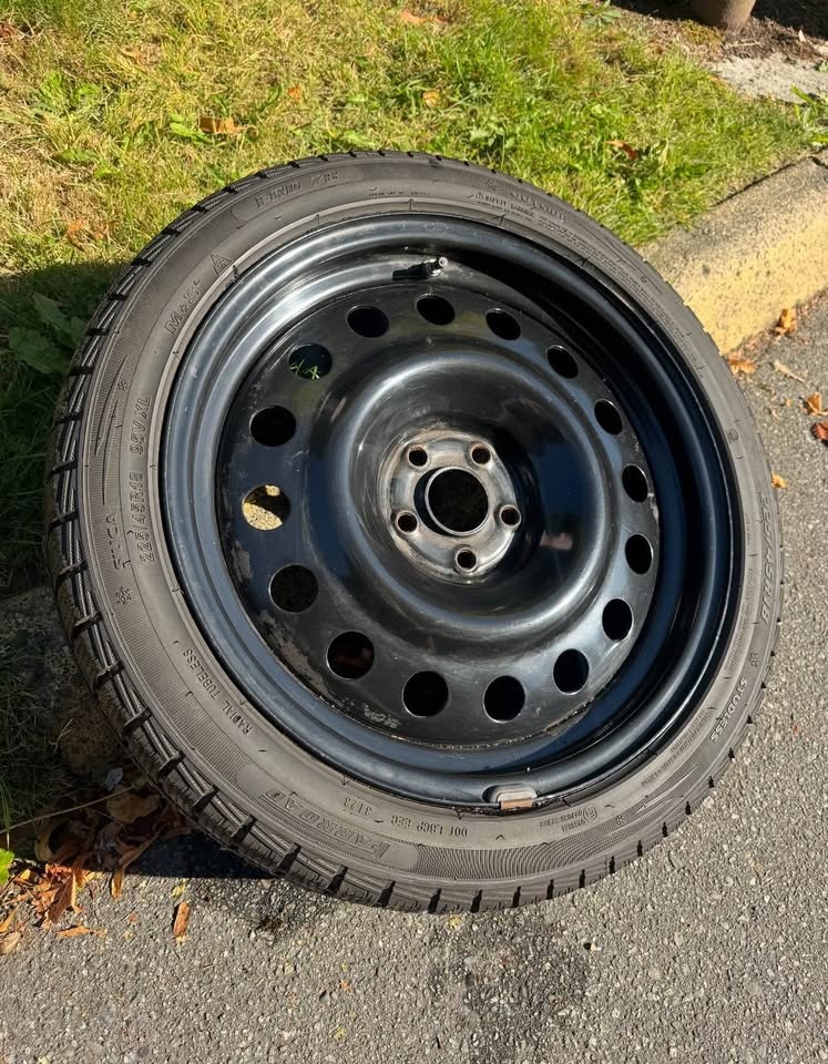 Set of 4 Winter Tires with Rims - 5x105 Bolt Pattern - photo 2